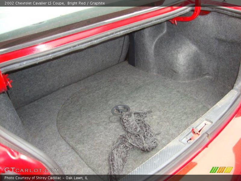 Bright Red / Graphite 2002 Chevrolet Cavalier LS Coupe