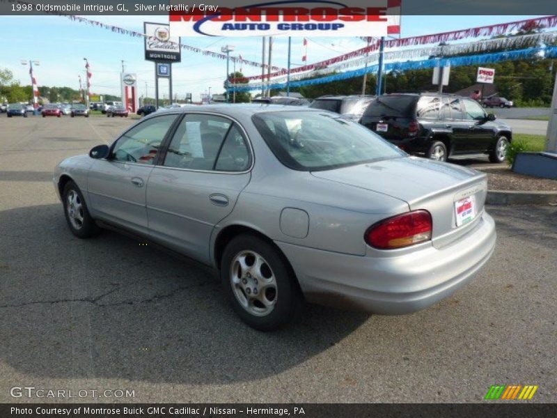 Silver Metallic / Gray 1998 Oldsmobile Intrigue GL