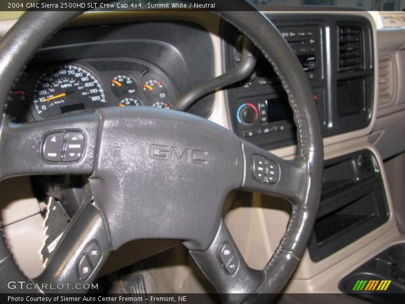 Summit White / Neutral 2004 GMC Sierra 2500HD SLT Crew Cab 4x4