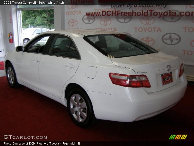 Super White / Ash 2008 Toyota Camry LE