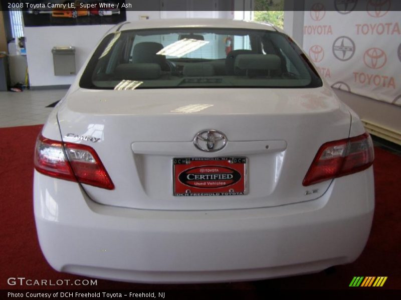 Super White / Ash 2008 Toyota Camry LE