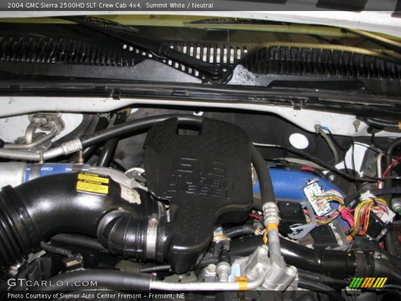 Summit White / Neutral 2004 GMC Sierra 2500HD SLT Crew Cab 4x4