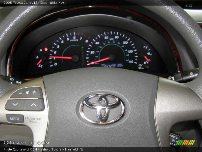 Super White / Ash 2008 Toyota Camry LE