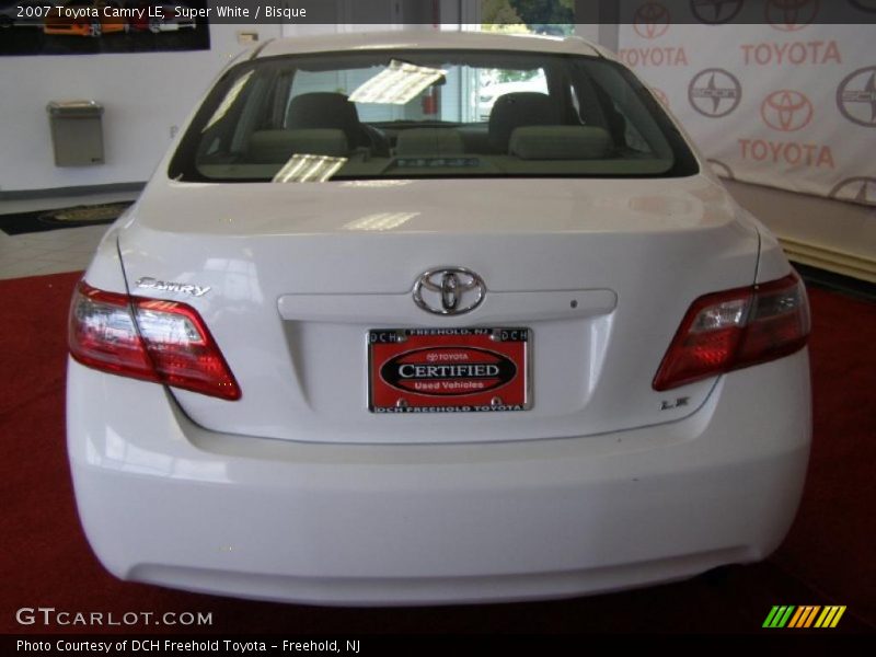 Super White / Bisque 2007 Toyota Camry LE
