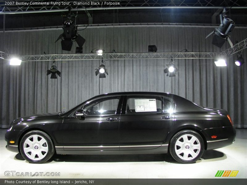 Diamond Black / Porpoise 2007 Bentley Continental Flying Spur