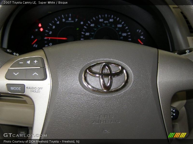 Super White / Bisque 2007 Toyota Camry LE