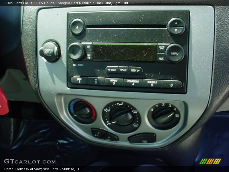 Sangria Red Metallic / Dark Flint/Light Flint 2005 Ford Focus ZX3 S Coupe