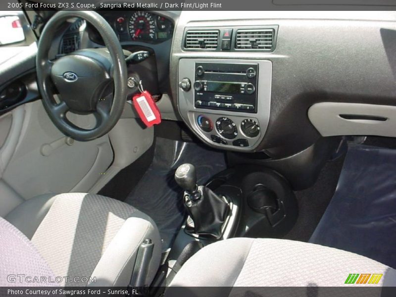 Sangria Red Metallic / Dark Flint/Light Flint 2005 Ford Focus ZX3 S Coupe
