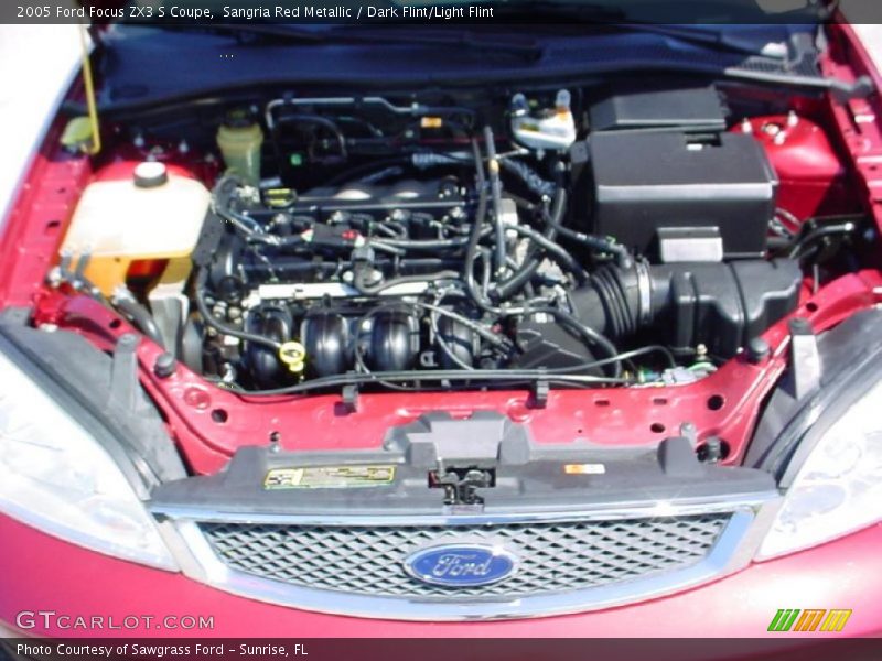 Sangria Red Metallic / Dark Flint/Light Flint 2005 Ford Focus ZX3 S Coupe