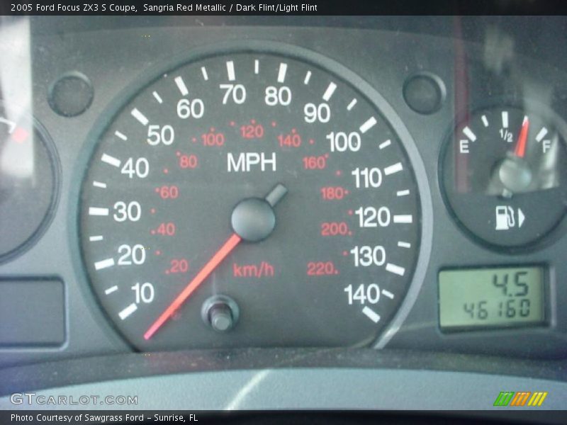 Sangria Red Metallic / Dark Flint/Light Flint 2005 Ford Focus ZX3 S Coupe