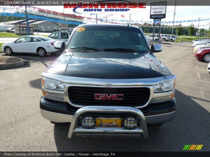 Onyx Black / Stone Gray 2004 GMC Yukon XL 1500 SLT 4x4