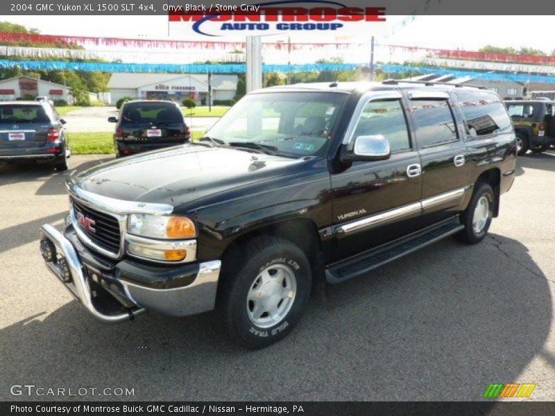 Onyx Black / Stone Gray 2004 GMC Yukon XL 1500 SLT 4x4