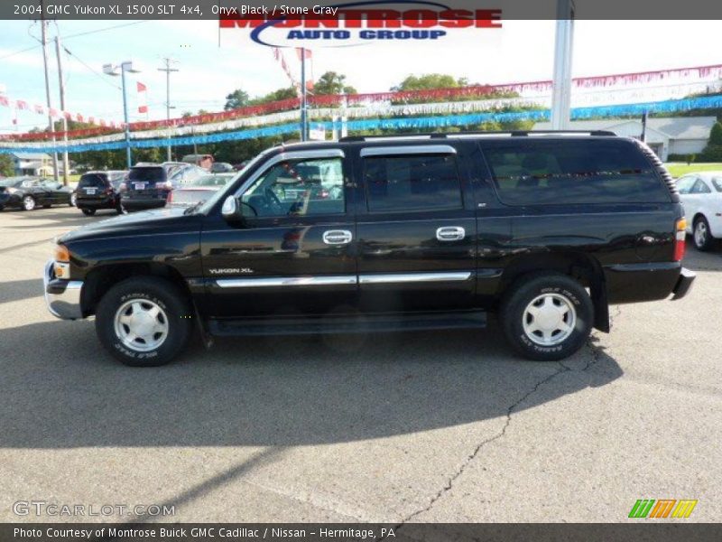 Onyx Black / Stone Gray 2004 GMC Yukon XL 1500 SLT 4x4