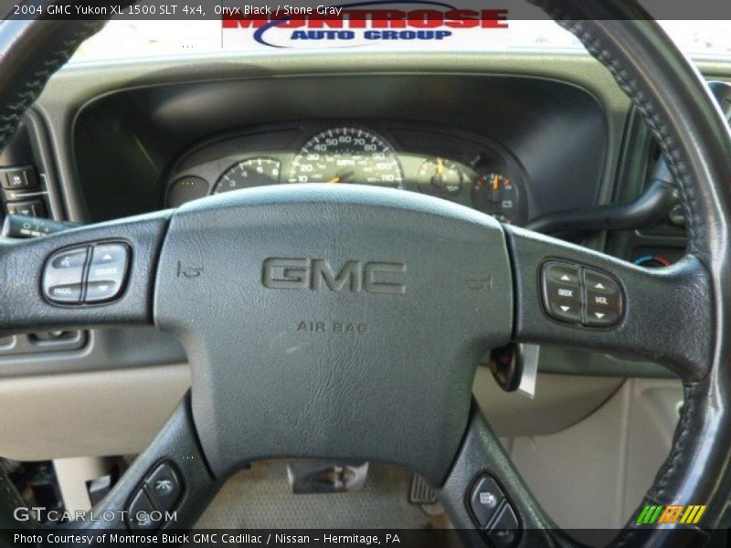 Onyx Black / Stone Gray 2004 GMC Yukon XL 1500 SLT 4x4