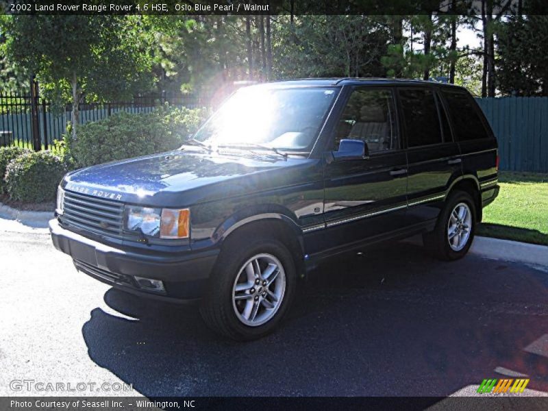 Oslo Blue Pearl / Walnut 2002 Land Rover Range Rover 4.6 HSE