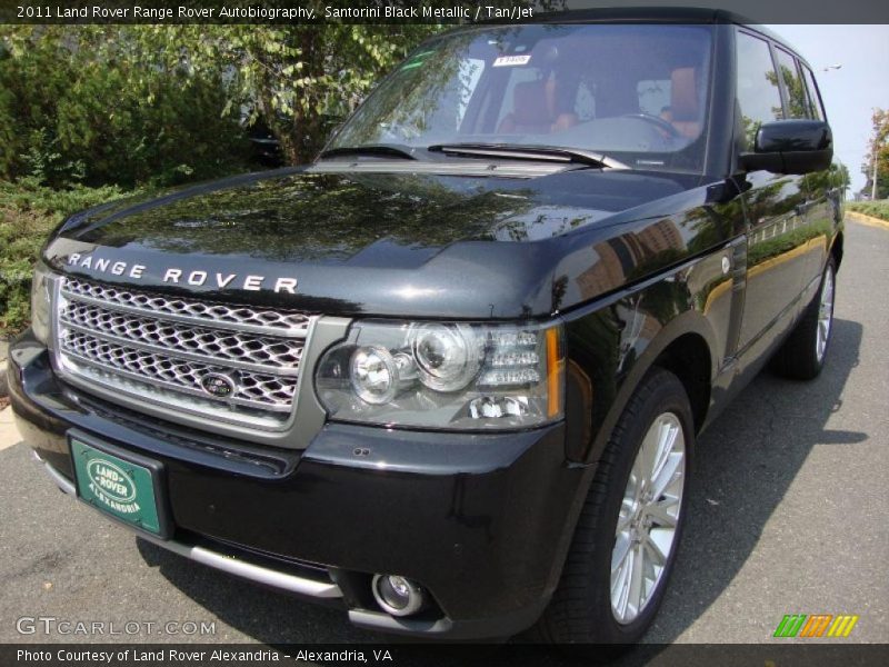 Santorini Black Metallic / Tan/Jet 2011 Land Rover Range Rover Autobiography