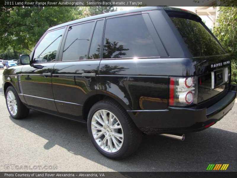 Santorini Black Metallic / Tan/Jet 2011 Land Rover Range Rover Autobiography