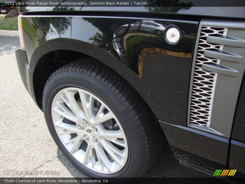 Santorini Black Metallic / Tan/Jet 2011 Land Rover Range Rover Autobiography