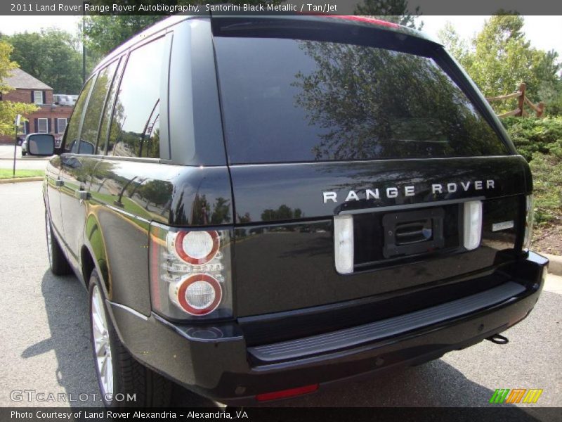 Santorini Black Metallic / Tan/Jet 2011 Land Rover Range Rover Autobiography