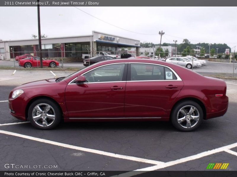 Red Jewel Tintcoat / Ebony 2011 Chevrolet Malibu LT