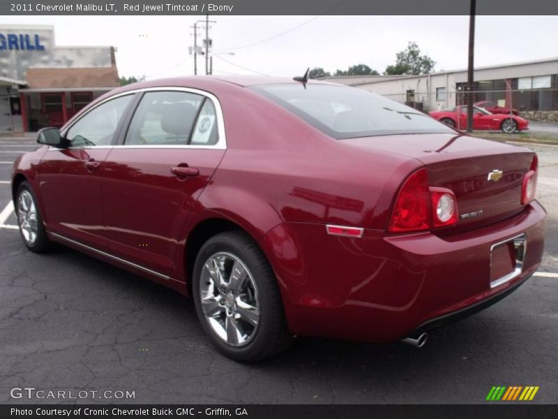 Red Jewel Tintcoat / Ebony 2011 Chevrolet Malibu LT