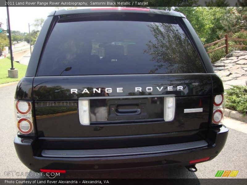 Santorini Black Metallic / Tan/Jet 2011 Land Rover Range Rover Autobiography