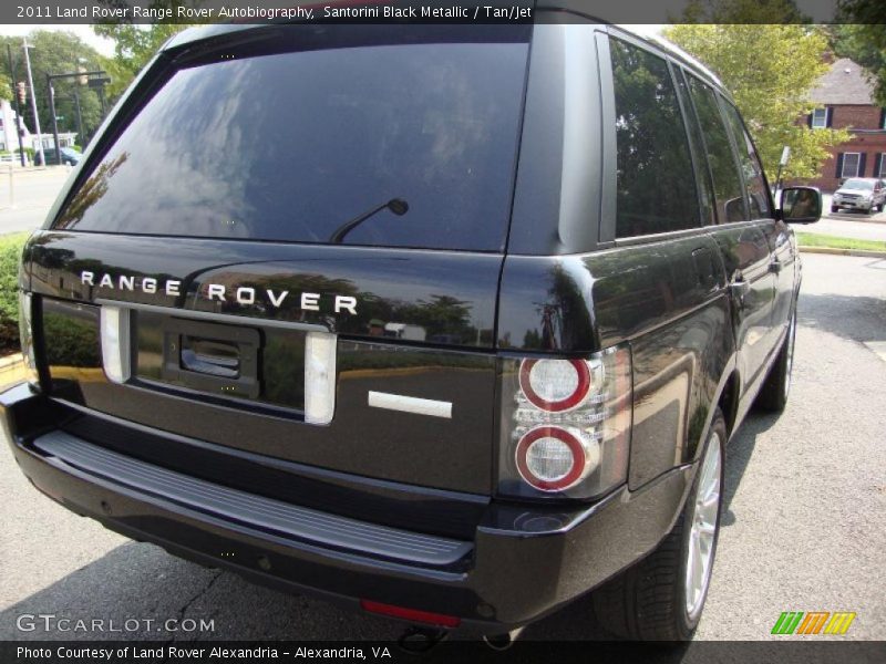 Santorini Black Metallic / Tan/Jet 2011 Land Rover Range Rover Autobiography