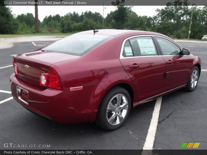 Red Jewel Tintcoat / Ebony 2011 Chevrolet Malibu LT