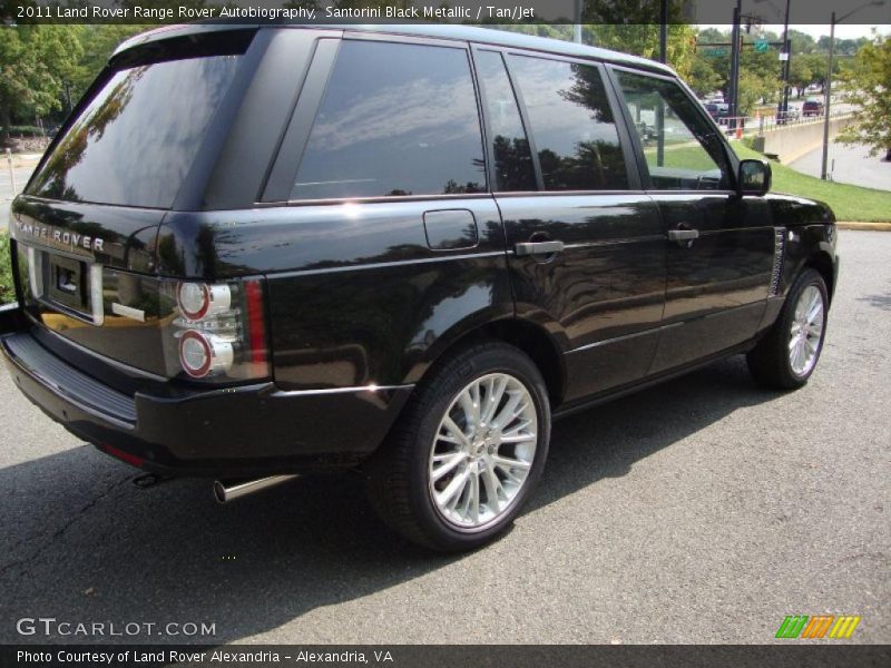 Santorini Black Metallic / Tan/Jet 2011 Land Rover Range Rover Autobiography