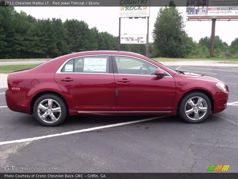 Red Jewel Tintcoat / Ebony 2011 Chevrolet Malibu LT
