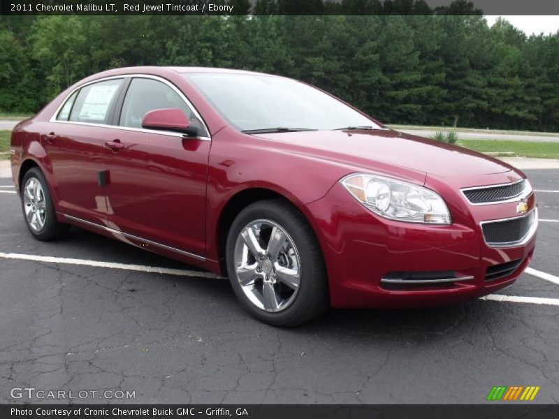 Red Jewel Tintcoat / Ebony 2011 Chevrolet Malibu LT