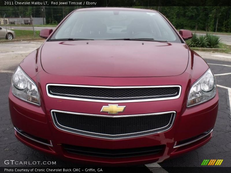 Red Jewel Tintcoat / Ebony 2011 Chevrolet Malibu LT
