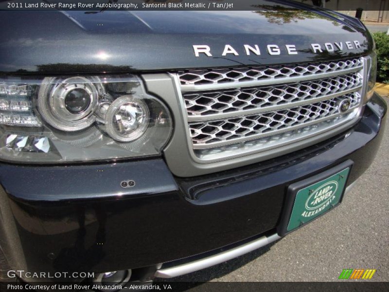 Santorini Black Metallic / Tan/Jet 2011 Land Rover Range Rover Autobiography