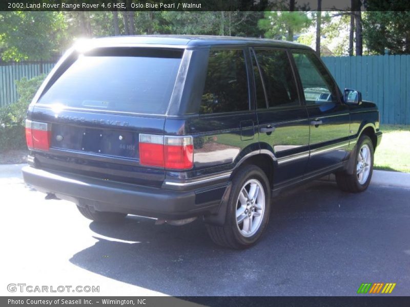 Oslo Blue Pearl / Walnut 2002 Land Rover Range Rover 4.6 HSE
