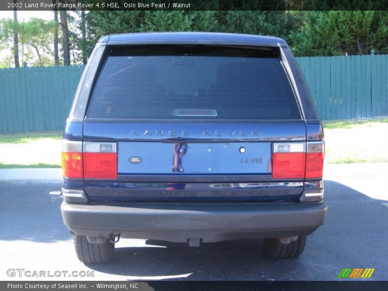 Oslo Blue Pearl / Walnut 2002 Land Rover Range Rover 4.6 HSE