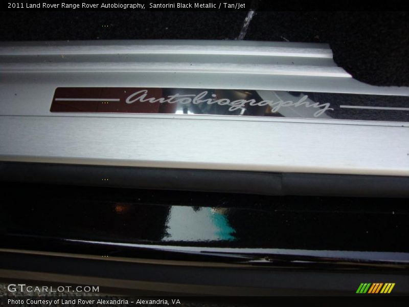 Santorini Black Metallic / Tan/Jet 2011 Land Rover Range Rover Autobiography