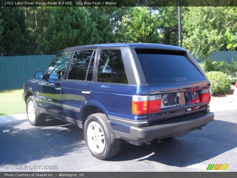 Oslo Blue Pearl / Walnut 2002 Land Rover Range Rover 4.6 HSE