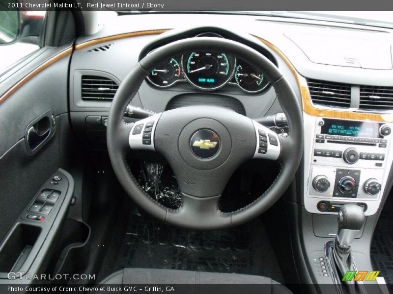 Red Jewel Tintcoat / Ebony 2011 Chevrolet Malibu LT