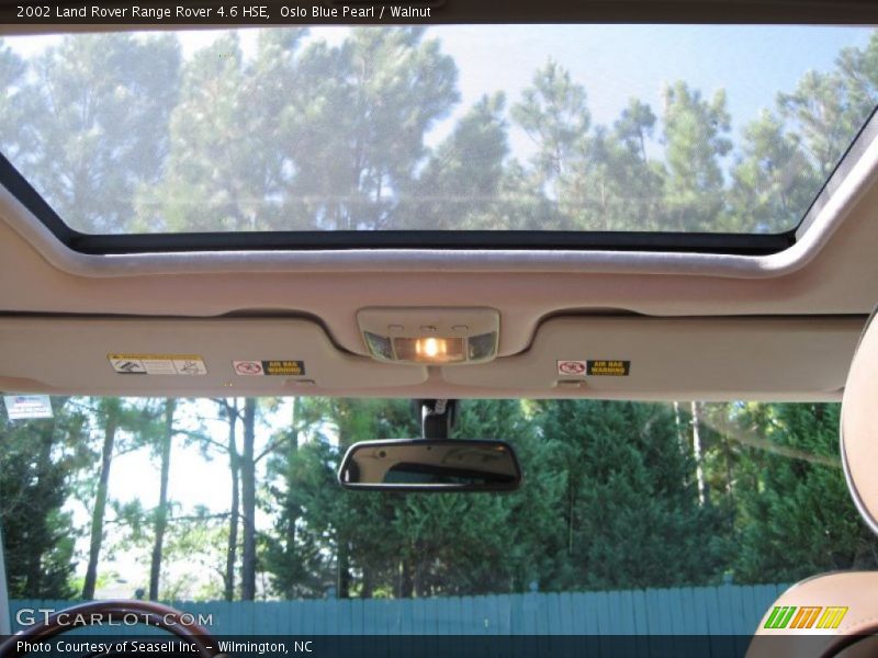 Oslo Blue Pearl / Walnut 2002 Land Rover Range Rover 4.6 HSE