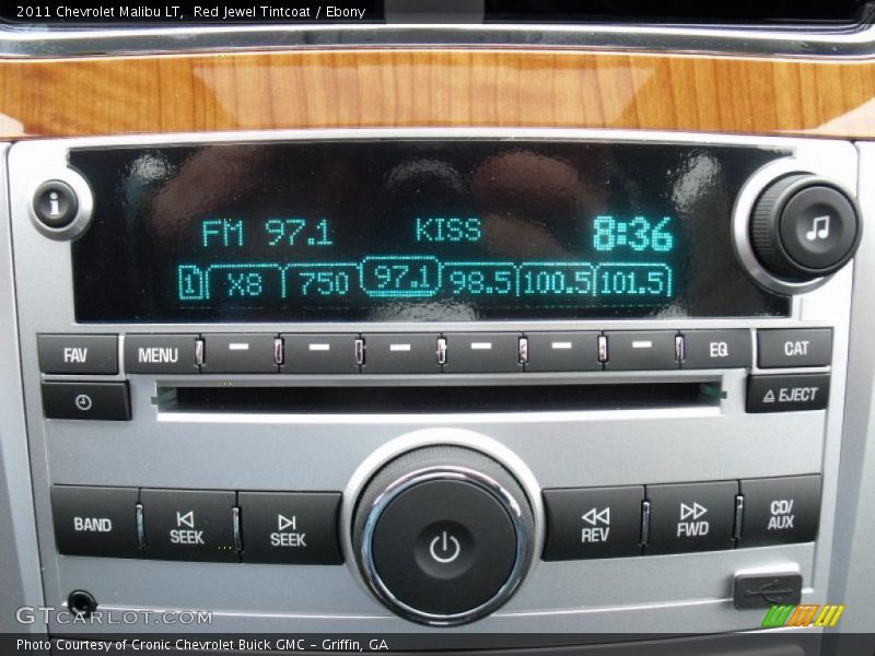 Red Jewel Tintcoat / Ebony 2011 Chevrolet Malibu LT