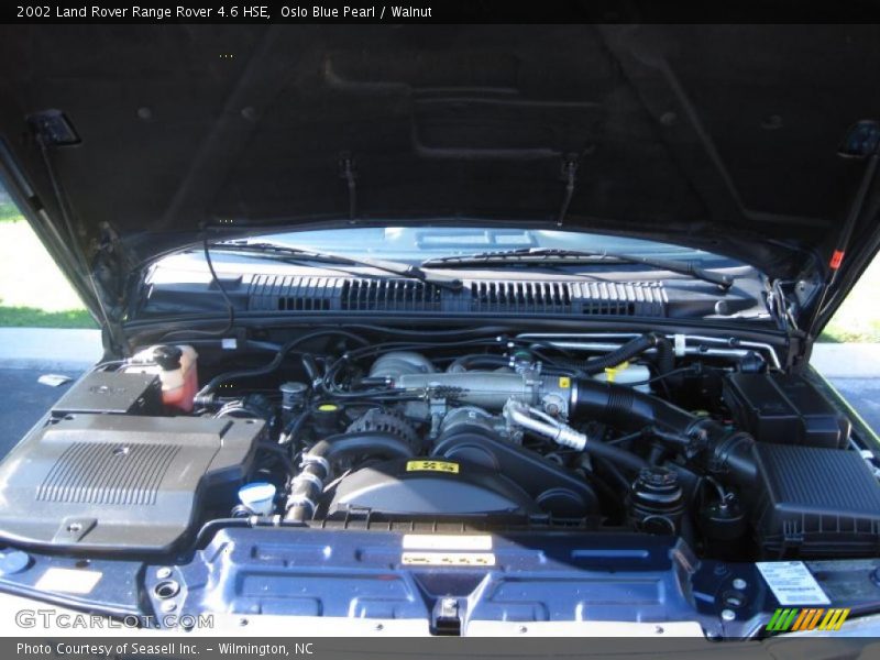 Oslo Blue Pearl / Walnut 2002 Land Rover Range Rover 4.6 HSE