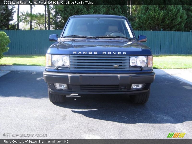 Oslo Blue Pearl / Walnut 2002 Land Rover Range Rover 4.6 HSE