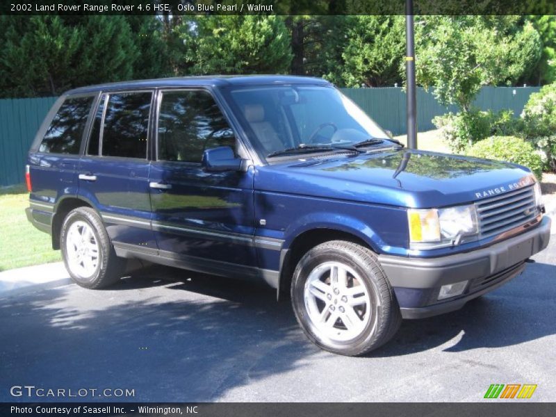 Oslo Blue Pearl / Walnut 2002 Land Rover Range Rover 4.6 HSE