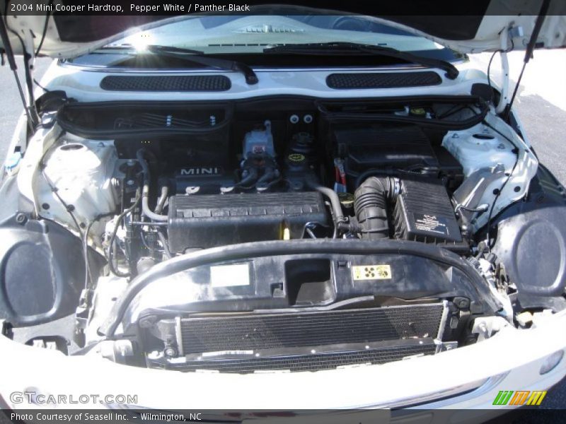 Pepper White / Panther Black 2004 Mini Cooper Hardtop