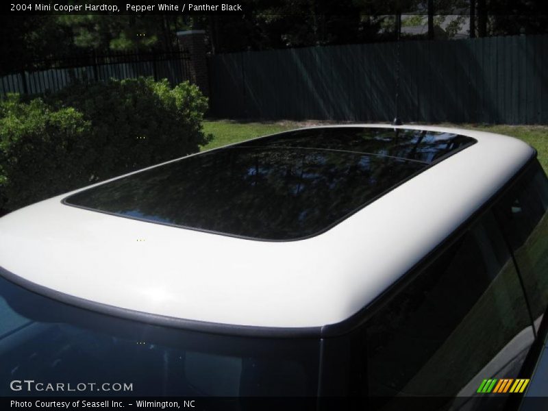 Pepper White / Panther Black 2004 Mini Cooper Hardtop