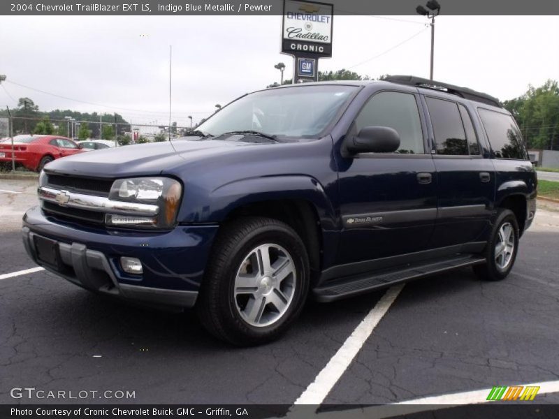 Indigo Blue Metallic / Pewter 2004 Chevrolet TrailBlazer EXT LS
