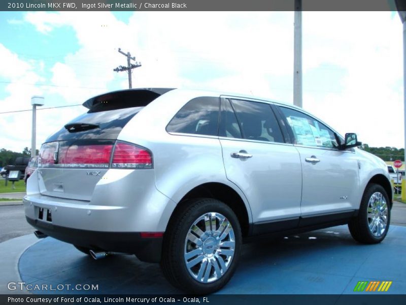Ingot Silver Metallic / Charcoal Black 2010 Lincoln MKX FWD