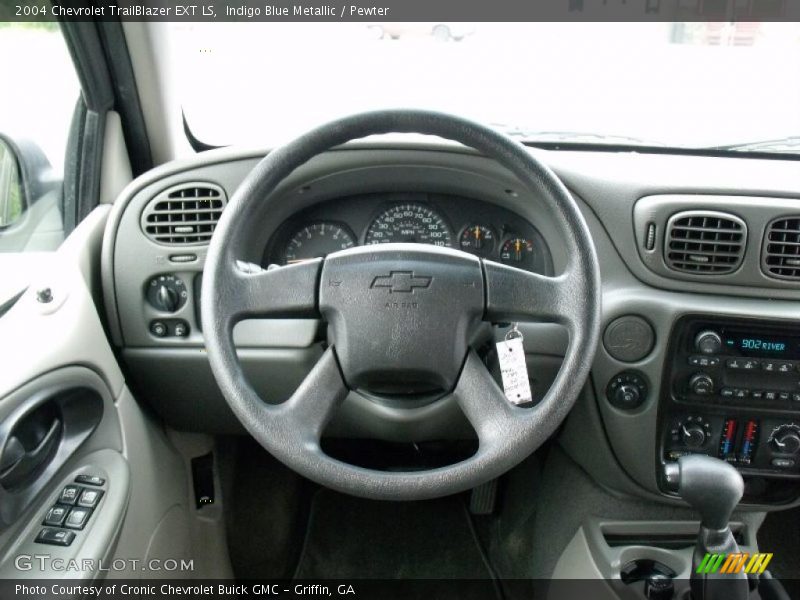 Indigo Blue Metallic / Pewter 2004 Chevrolet TrailBlazer EXT LS