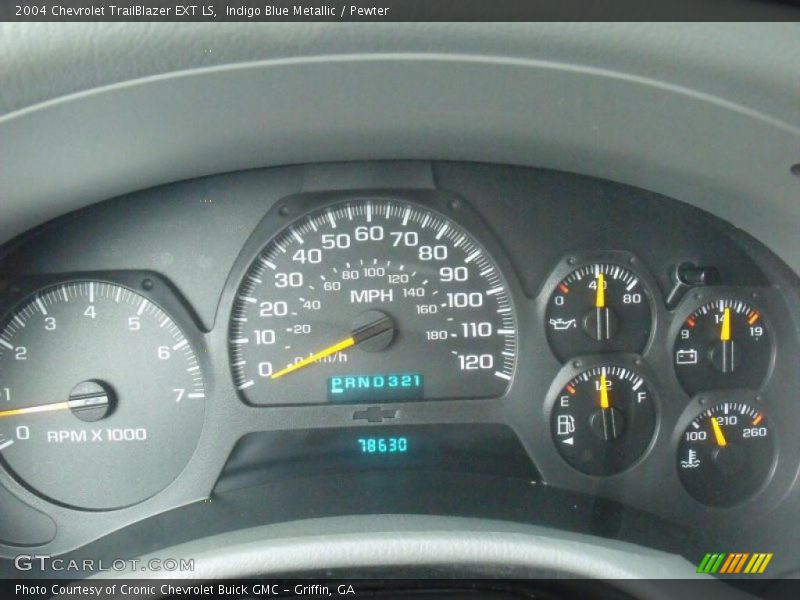 Indigo Blue Metallic / Pewter 2004 Chevrolet TrailBlazer EXT LS