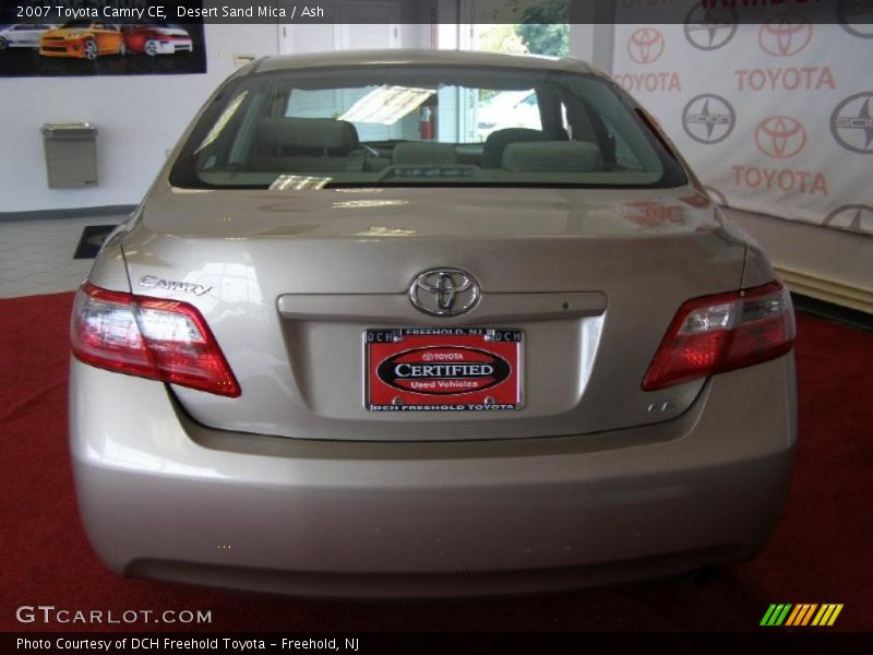 Desert Sand Mica / Ash 2007 Toyota Camry CE